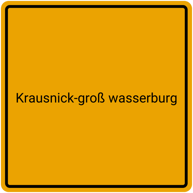 Meldebestätigung Krausnick-Groß Wasserburg